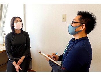 二子玉川美容整体 アカツキ(Akatsuki)/施術前、施術中のカウンセリング