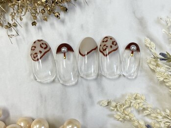 プティリボン 武蔵小金井店(PetitRibbon)/定額Design7,700円　レオパード