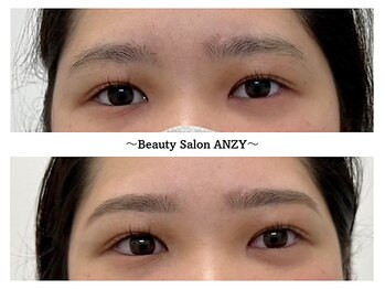 アンジー 美里店(ANZY)の写真/【アイブロウWAXでお目元の印象がグッとUP！】自眉を活かし骨格にあわせてあなたの為のスタイリングに♪