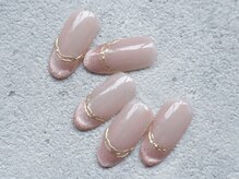 アバネイル 名駅店(AVA NAIL)/【先端マグネットフレンチ】