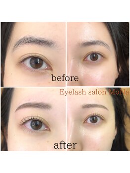 モナ(MoNa)/まつ毛パーマ+美眉WAX脱毛