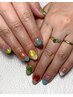 【HAND】バイカラーネイル￥9900～