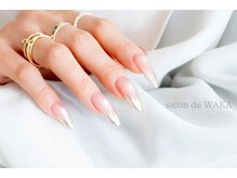 サロン ド ワカ(Salon de WAKA)の雰囲気（最新長さだしチップで早い！綺麗！持ちがいいと大人気！！）