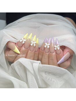 アン ジョーヌドラゴ/【ロングネイル】フレンチネイル