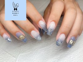 ニュアンスネイル ミラーネイル