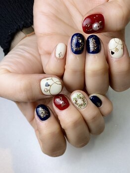 ネイルズキュー(NAILS CUE)/オーダーデザイン 150分アート
