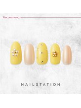 ネイルステーション アトレ浦和店(NAIL STATION)/フラワーネイル／パラジェル