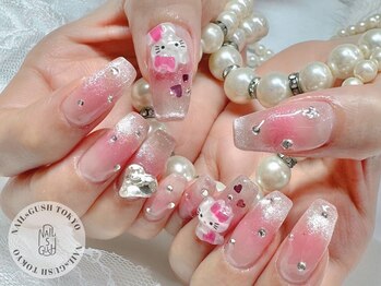 ネイルズガッシュ 溝の口店(NAILs GUSH)/マググラデ/キャラ/ワンホン