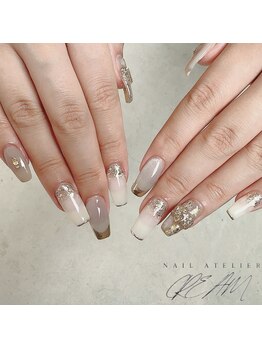 クリーム(Nail Atelier CREAM)/綺麗めニュアンス