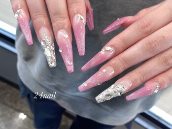 ニーヨンネイル(24nail)/ロングネイル
