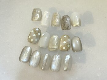 ラクネイル 浦和店(raku nail)/くすみカラー×トレンドnuance