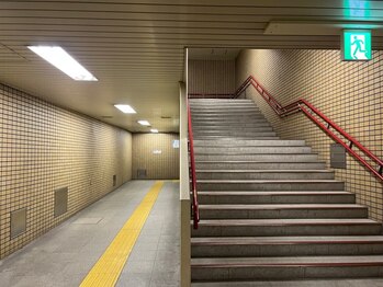 宮の沢整体院 縁/地下鉄からの道順2