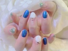 ネイルサロン ジェイ(Nail Salon J)/ミラー貝殻ストーンネイル