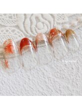 たゆ ネイル(たゆnail)/フレンチ紅葉ネイル