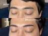 【眉毛wax+矯正パーマ】ナチュラルな毛流れに　¥8500→¥6300