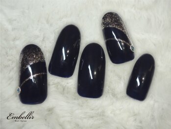 アンベリール 横浜店(Embellir)/（412）ライン＆グラデネイル