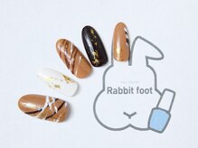 ネイルサロン ラビットフット(Rabbit foot)/チョコデザイン8980円☆