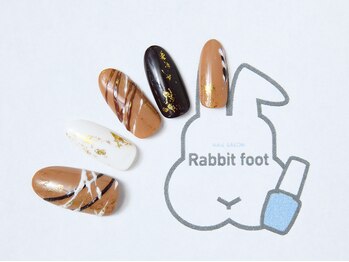 ネイルサロン ラビットフット(Rabbit foot)/チョコデザイン8980円☆