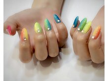 アイラッシュネイルサロン セシルビー(SECILB)/カラフルネイル　90分コース