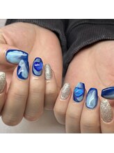 デコ 武蔵小山店(DECO)/90art♪ブルーニュアンス