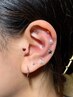 【美容・健康促進】耳つぼジュエリー4個まで￥1500※カールとセットで¥1300