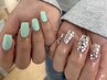  Hologram accent nail +