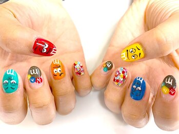 サロン ド メルシー(Salon de MERCI)/m&m'sネイル★