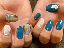 エスネイル(Snail)/ニュアンスとテラコッタネイル