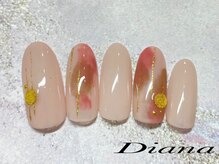 ディアナ ひたちなか高場店(DIANA)/定額ネイル　6600円　B‐050