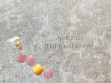 スリー(THREE)/April 2023/nail desing