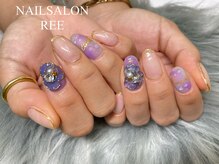 リー(REE)/紫陽花ネイル