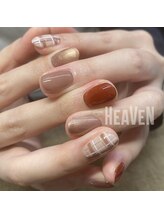 ネイルサロンヘヴン 国分店(Nail SaLoN Heaven)/チェックネイル