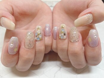 シキナ(shikina)/ツリー　ブルー　クリスマス