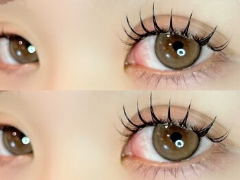 Vias まつげパーマ/パリジェンヌ/眉毛/マツエク/四日市の写真/【瞳を可愛くプロデュース】トレンドの"束感まつ毛×ふんわり眉"を叶える♪愛され度MAXのモテ可愛顔へ★
