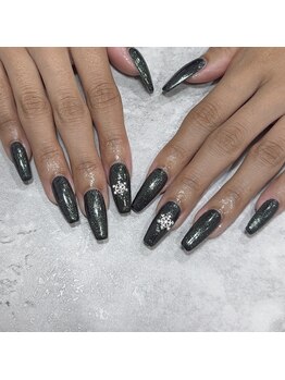 レイリーネイル(Reilly nail)/那覇ネイル/黒ネイル♪