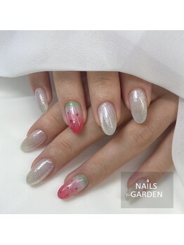 ネイルズガーデン(NAILS GARDEN)/スイカネイル