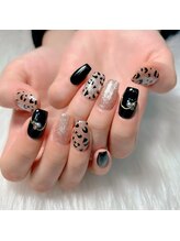 バブラブ/アニマル柄ネイル