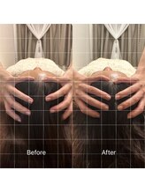 天使の艶肌 武蔵小杉店/ヘッドスパbefore・after２