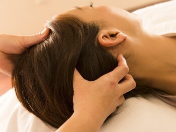 サンテ(Sante)の写真/Santeオリジナルヘッドスパ登場★頭からほぐしていくことで、頭痛や眼精疲労解消、お顔のリフトUPも期待◎