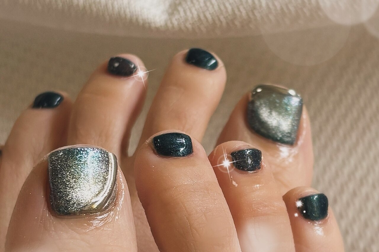 ネイルカラー・マニキュア moco お客様ネイル♡花火 | 東川口駅徒歩5分のネイルサロンNail Moco