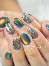 ブリスネイル 千歳(Bliss Nail)/マグネット×フラッシュラメ