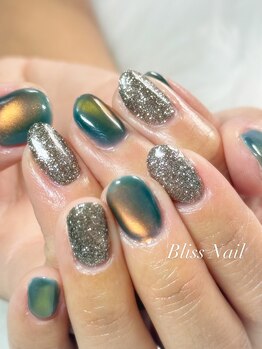 ブリスネイル 千歳(Bliss Nail)/マグネット×フラッシュラメ