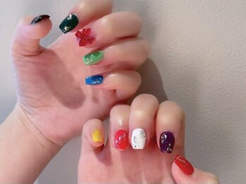 シベル(Ci belle)/カラフルネイル/推し活ネイル