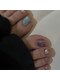 アンティム ネイル(INTIME nail)の写真/足元まで世界観がある洗練されたデザイン♪思わず見せたくなるフットネイル。お任せでもセンス良く仕上がる