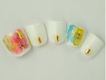 ネイルサロン ドレリッチ 大宮店(drerich)/塗りかけネイルFOOT