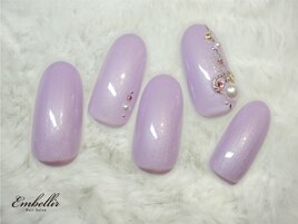 （413）雪の結晶ネイル