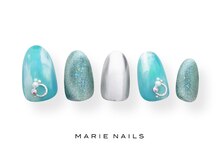 マリー ネイルズ いわきラトブ店(MARIE NAILS)/定額7700円税込　ブルー0805c