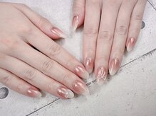 ネイル ビューティーマジック 葛西本店/ホワイトグラデーションネイル