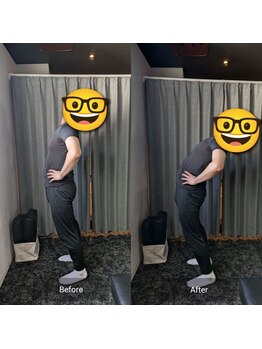 ナオル整体 大阪京橋院(NAORU整体)/ Before After【後屈動作】