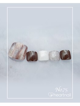 はあとねいる 銀座新富町店/フットネイルNo.75